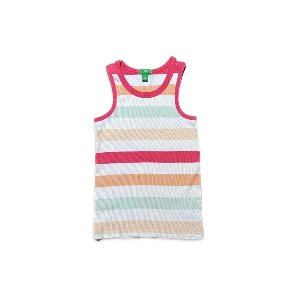 Summer Stripe Cropped Tank